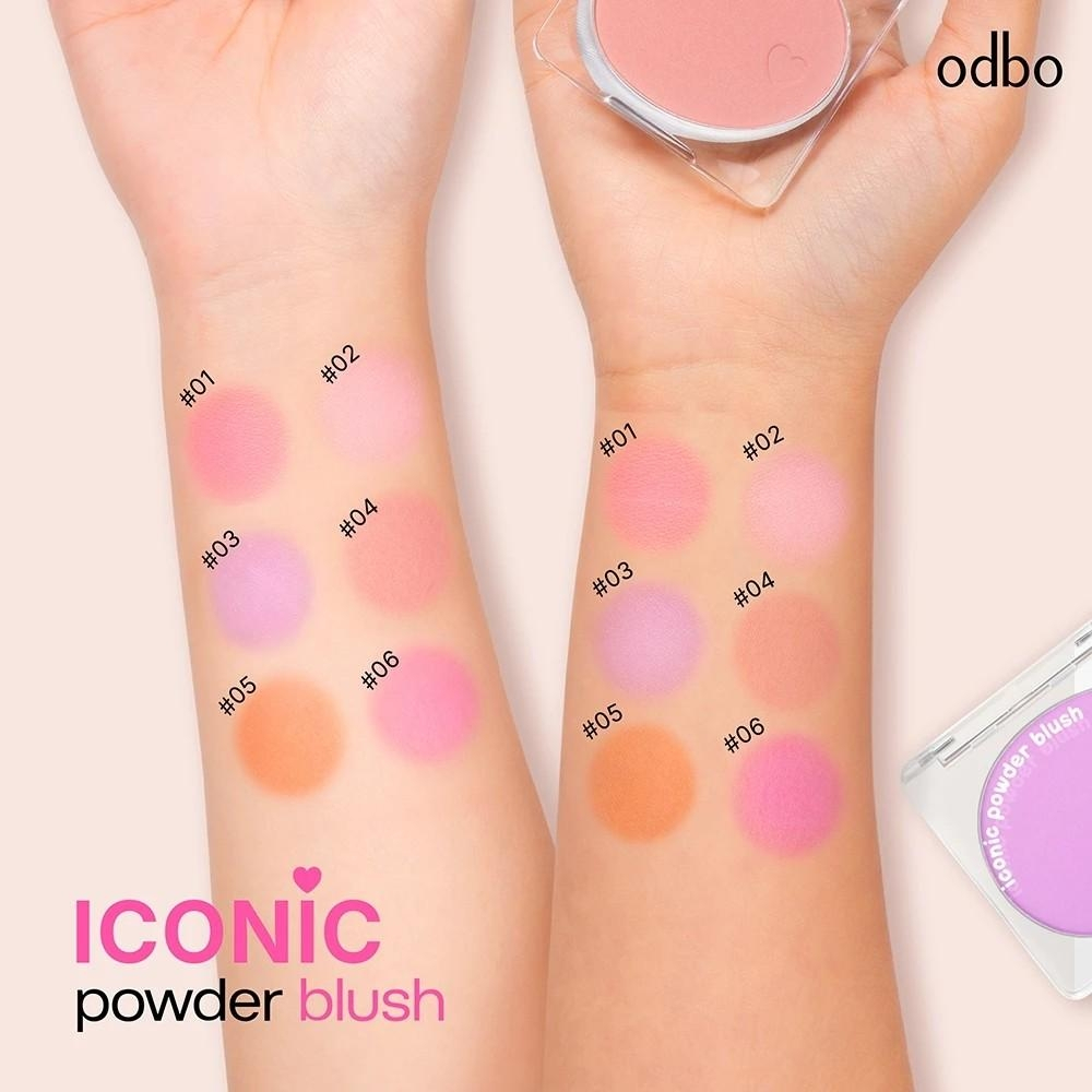 Odbo Iconic Powder Blush 4.2 g. - รูปที่ 3
