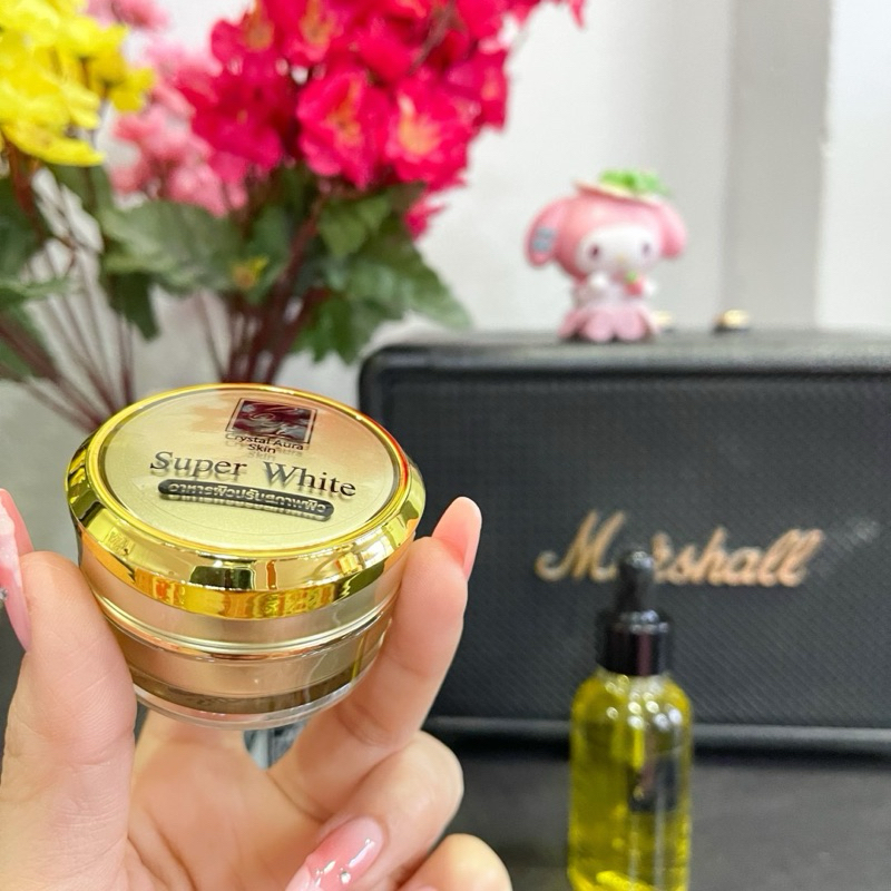 ครีมปรับสภาพผิวซุปเปอร์ไวท์ 15g คริสตัลออร่าสกิน ซุปเปอร์ไวท์ - รูปที่ 3