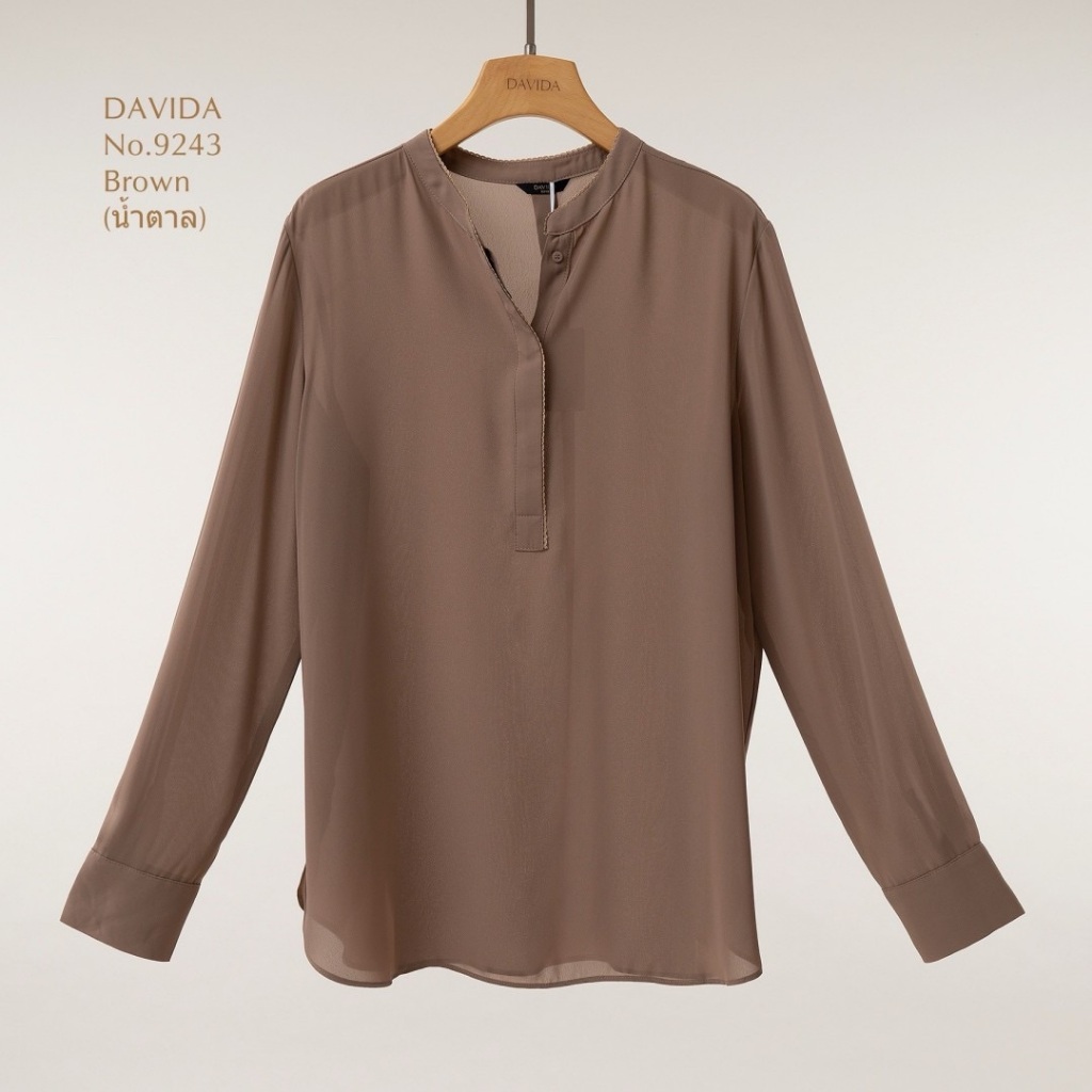 เสื้อแขนยาว #9243 แบรนด์ DAVIDA งานเกรดห้าง