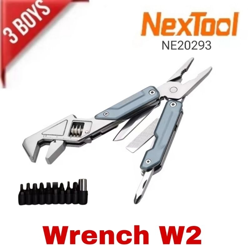 พร้อมส่ง Nextool Light Wrench W2 ประแจ 8 in 1 เครื่องมืออเนกประสงค์ ไขควง แข็งแรงทนทาน ใช้งานได้จริง NE20293