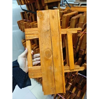 ราฮาไม้ โต๊ะรองหนังสือ DIY แบบพับเก็บได้