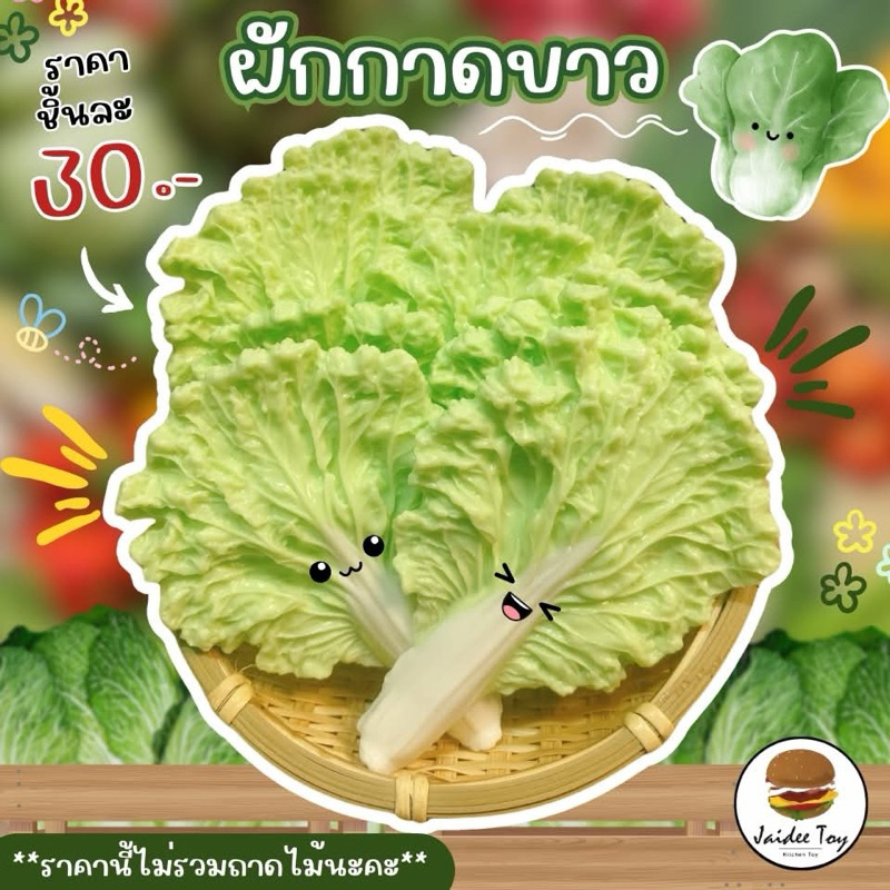 ชุดของเล่น ผักกาดขาว  ของเล่นเสริมสร้างพัฒนาการ เสริมสร้างความรู้ jaidee toy ของเล่นเด็ก