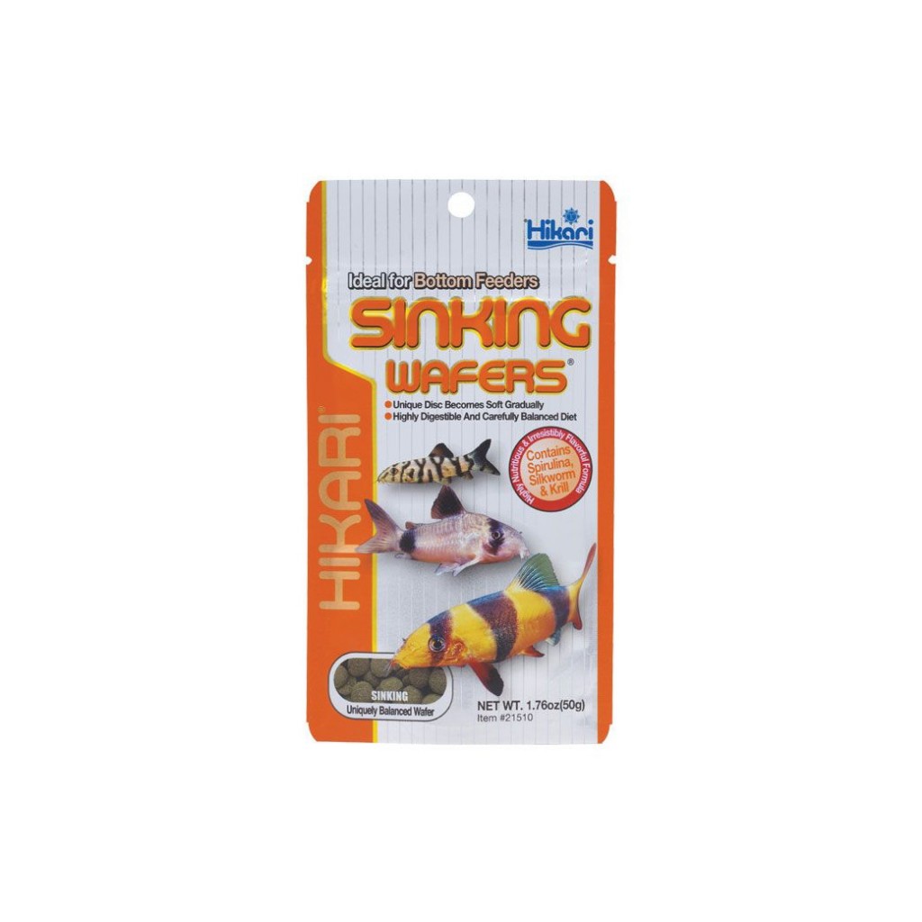 Hikari Sinking Wafers ฮิคาริเม็ดจม อาหารปลาเกรดพรีเมี่ยม สำหรับปลาพื้นตู้ ปลาแพะ ปลาหมู ซัคเกอร์ - รูปที่ 3