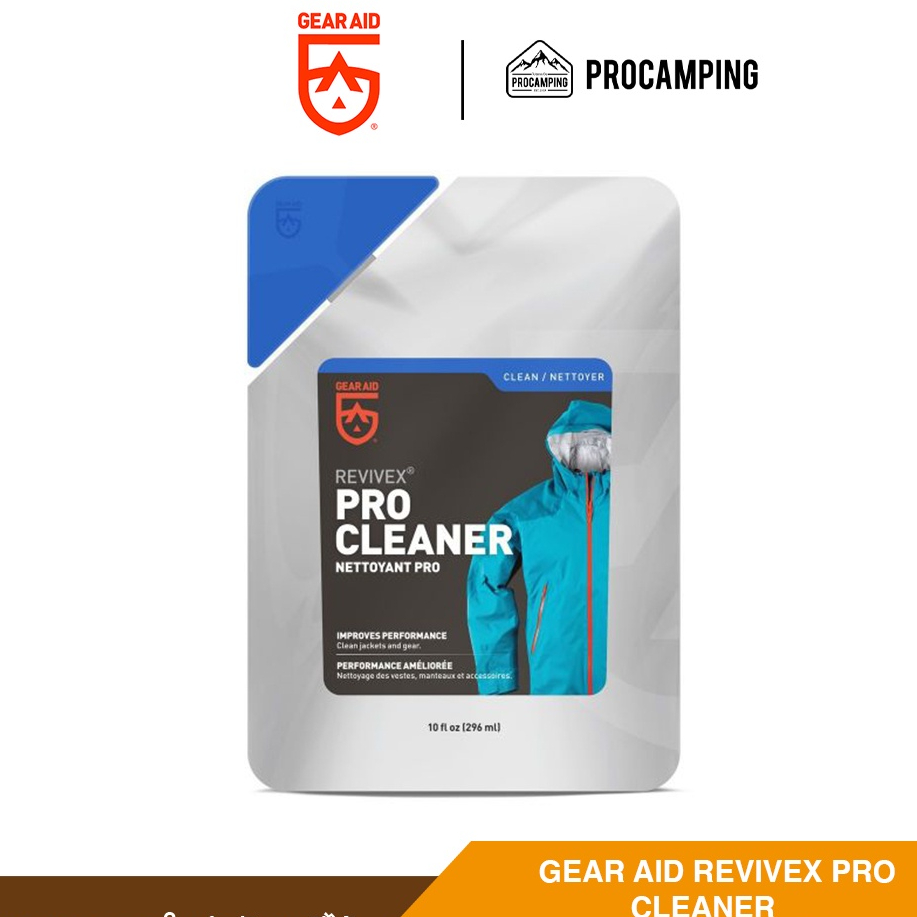 Gear Aid Revivex Pro Cleaner 10 oz น้ำยาซักเสื้อกันฝนหรือผ้ากันน้ำ ผ้า Gore-Tex