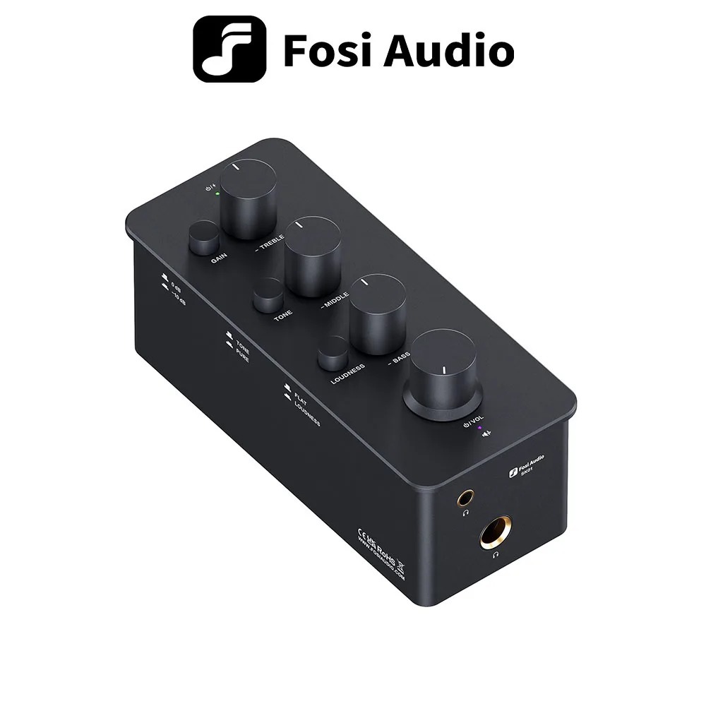 Fosi Audio SK01 Headphone Amplifier & Preamplifier 2 in 1 for Headphone Earphone, Power Amplifier, A