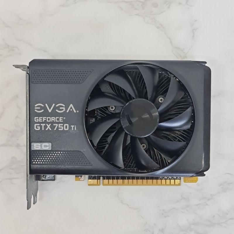 Evga GTX750TI 2GB GDDR5 มือสอง ไม่ต่อไฟเพิ่ม