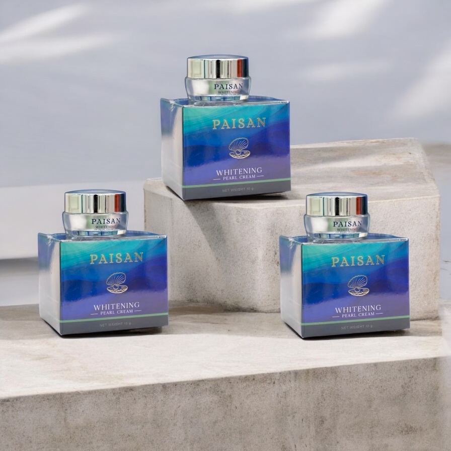 ครีมไข่มุก พี่ดิว Paisan Whitening Pearl Cream จำนวน 3 กระปุก