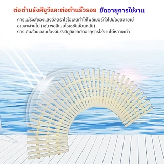 ตะแกรงน้ำล้น ตะแกรง/ท่อสระว่ายน้ำ เกรตติง Swimming Pool Gutter Grating ขนาด 15ซม. , 20ซม. , 25ซม สีขาว