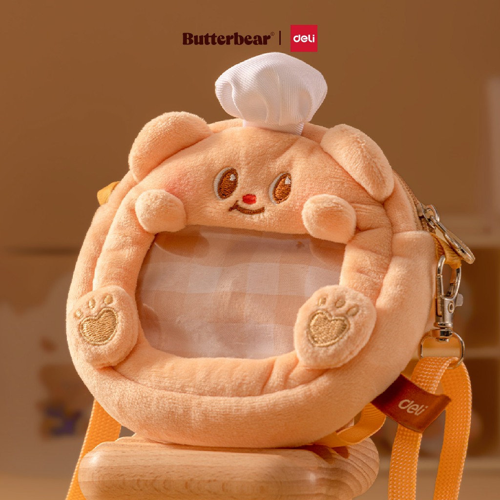 (ฺButterBear X Deli) กระเป๋า กระเป๋าสะพายจิ๋ว กระเป๋าบัตเตอร์แบร์ กระเป๋าหมีเนย กระเป๋าน่ารัก
