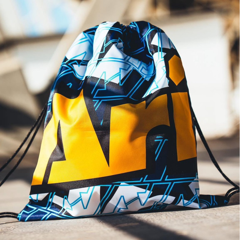 กระเป๋าสะพายหลังแบบเชือกรูด อาริ ARI ESSENTIAL GYMSACK สีดำ สีชมพู สีส้ม สีกรม ของแท้