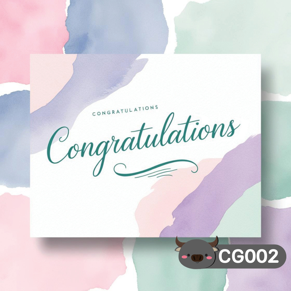 การ์ดปัจฉิม แพ็ค 12 ชิ้น การ์ดเรียนจบ congratulation card ของขวัญเรียนจบ ของขวัญปัจฉิม ของขวัญเพื่อน ราคา ถูกที่สุด ดีลบีเคเค แกลเลอรีภาพที่ 6