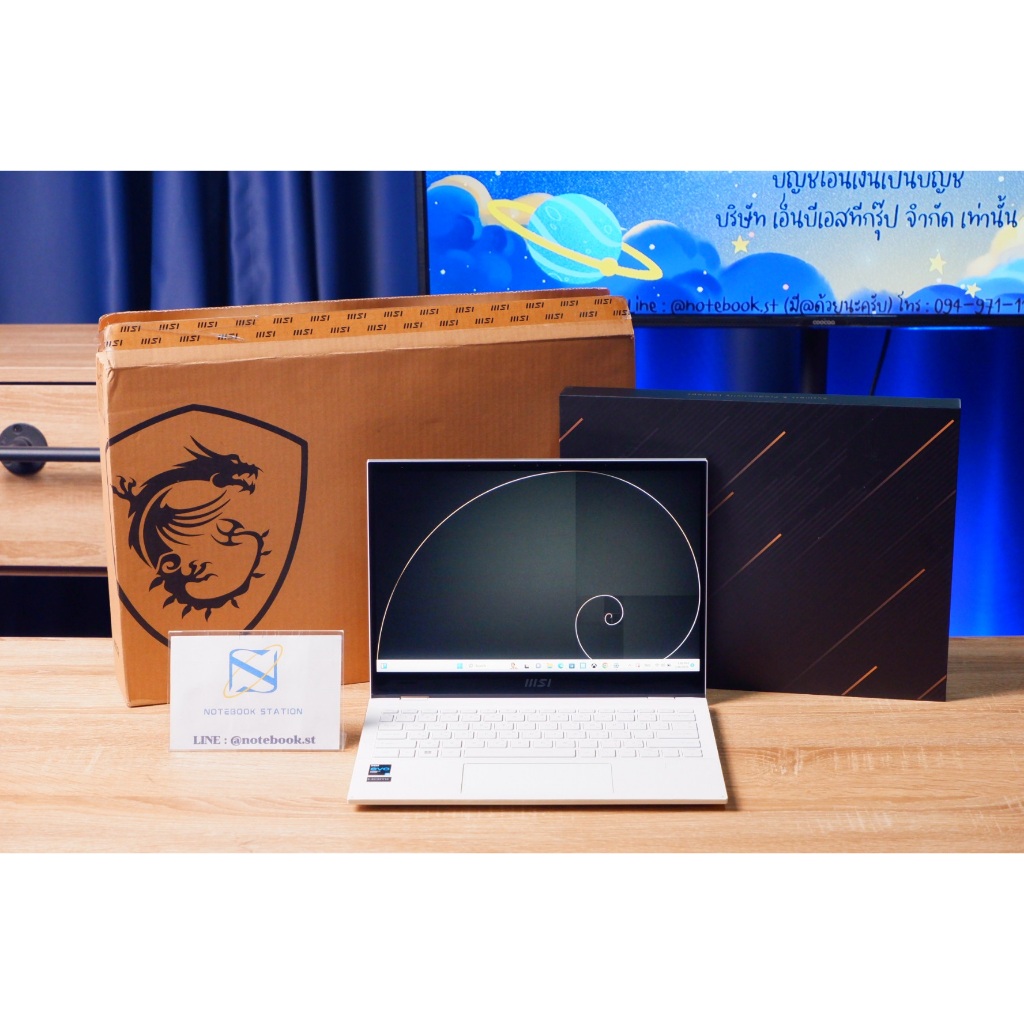 (ของใหม่)MSI SUMMIT E13 FLIP EVO i5-1240P Ram16 SSD512 จอ13.4" FHD IPS 120Hz ทัสกรีนหมุนจอได้ เครื่อ