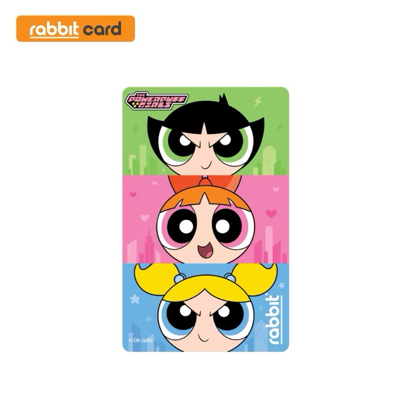 พร้อมส่ง - บัตรแรบบิท The Powerpuff Girls Limited Collection