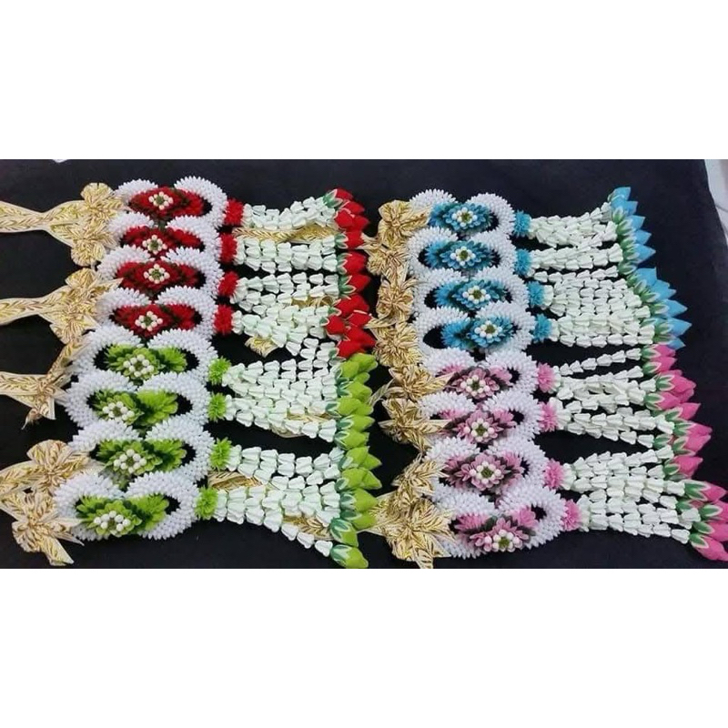 มาลัยบ่าว-สาว ห่วงพุด 🆓มงคลแฝด คล้องศีรษะบ่าวส่าว