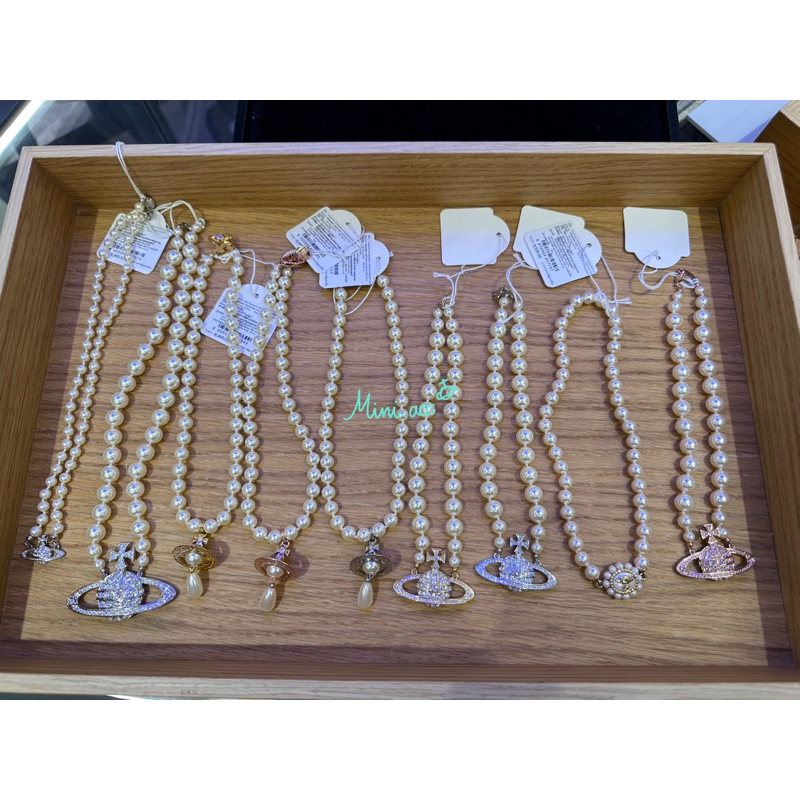 พร้อมส่ง ✨One row pearl drop choker ของแท้100% ราคา ถูกที่สุด ดีลบีเคเค แกลเลอรีภาพที่ 7