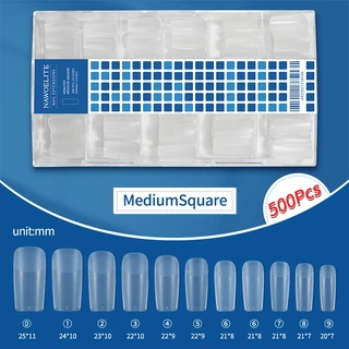 Nawoelite เล็บปลอม เล็บเจลปลอม กาวต่อเล็บ pvc เล็บเทียมแบบถอดได้ เล็บเจลทนนาน อุปกรณ์ต่อเล็บ น้ำหนักเบาสวมใส่สบาย