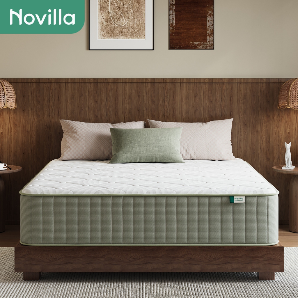 [ลด 50%]Novilla ที่นอนโฟมเจล 3 ชั้นระบบรองรับสรีระ 7 โซน เย็นเจลธรรมชาติ กันไรฝุ่น-ดับกลิ่น ปลอดสารเ