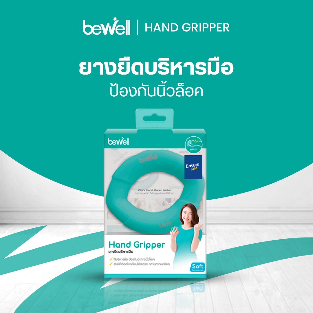 Bewell ยางยืดบริหารมือ ป้องกันนิ้วชา นิ้วล็อค จากการทำงานนานๆ