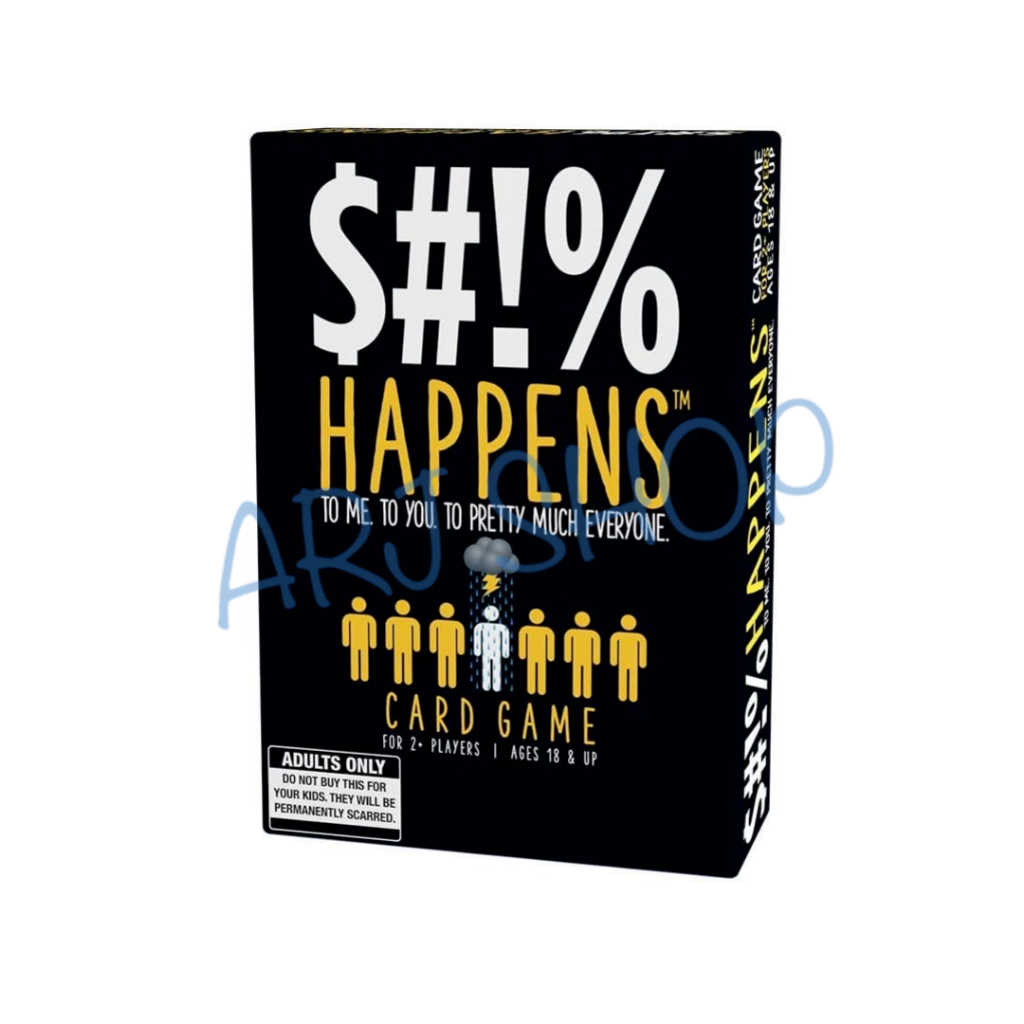 $#!% Happens Board game - Party game Rank Unfortunate Situations on The Misery Index Adult Card Game