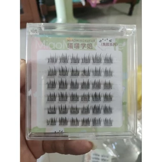 ขนตาแม่เหล็ก ขนตาปลอม 3D แบบช่อ มีกาวในตัว แบบสามชิ้น ต่อขนตาธรรมชาติ ตาโต ติดทน เหมาะสำหรับมือใหม่