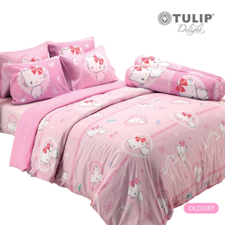 TULIP Delight Charmmy Kitty DLD037 ชาร์มมี่คิตตี้ ลิขสิทธิ์แท้ Sanrio ซานริโอ ชุดผ้าปูที่นอน ผ้านวม พิมพ์ดิจิตอล