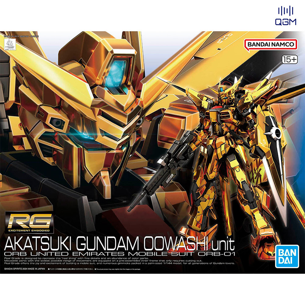Bandai RG Akatsuki Gundam Oowashi Unit 1/144 4573102673961