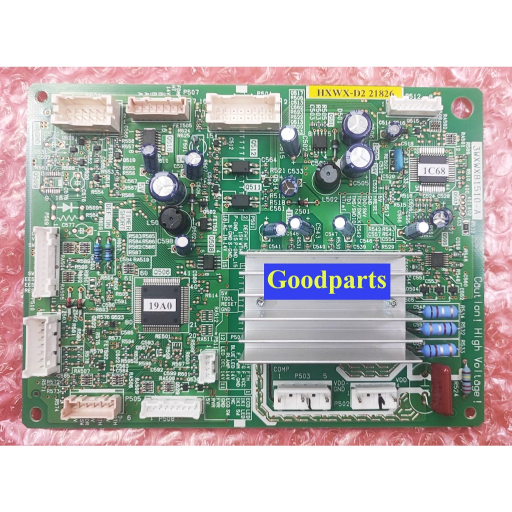 44T60519 เมนบอร์ดตู้เย็น TOSHIBA รุ่น GR-T41KBZ ,GR-T46KBZ ,GR-TG46KDZ ของใหม่แท้บริษัท 44T60519 เมนบอร์ดตู้เย็น TOSHIBA