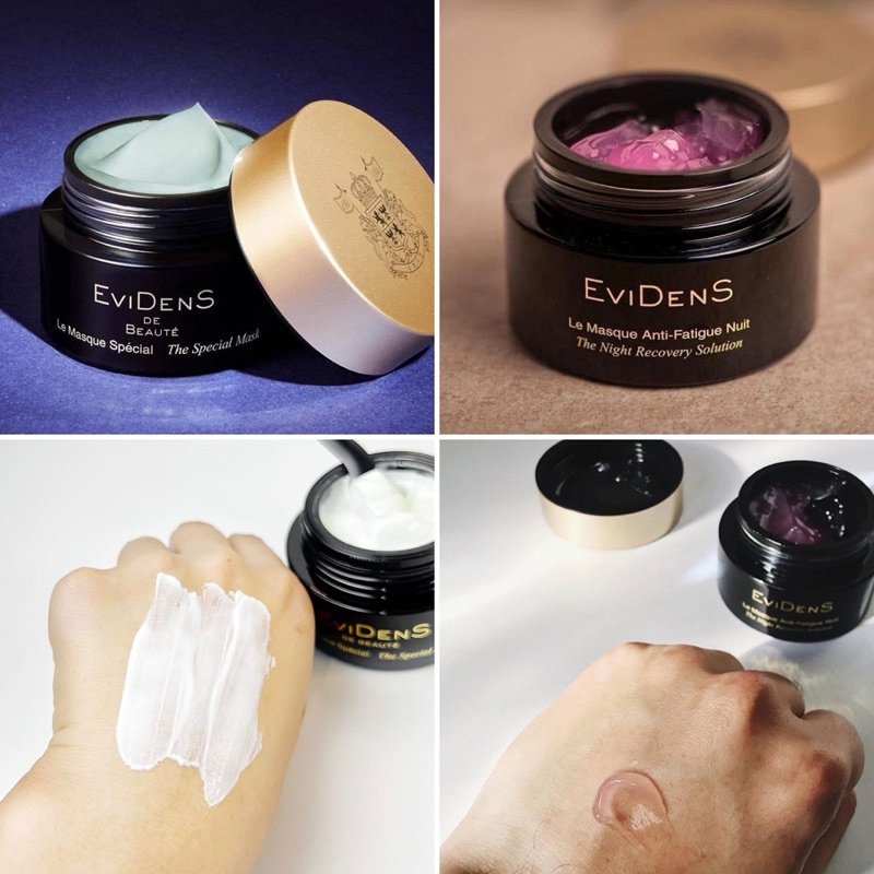 Evidens Skincare สกินแคร์: mask, cream, lotion, serum, cleanser (tester เทสเตอร์)