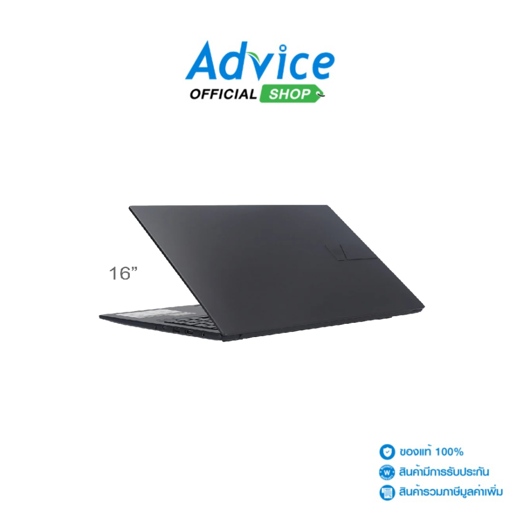 Asus Notebook (โน๊ตบุ๊ค) Vivobook 16X V3605VC-RP575W (Indie Black) - A0167425