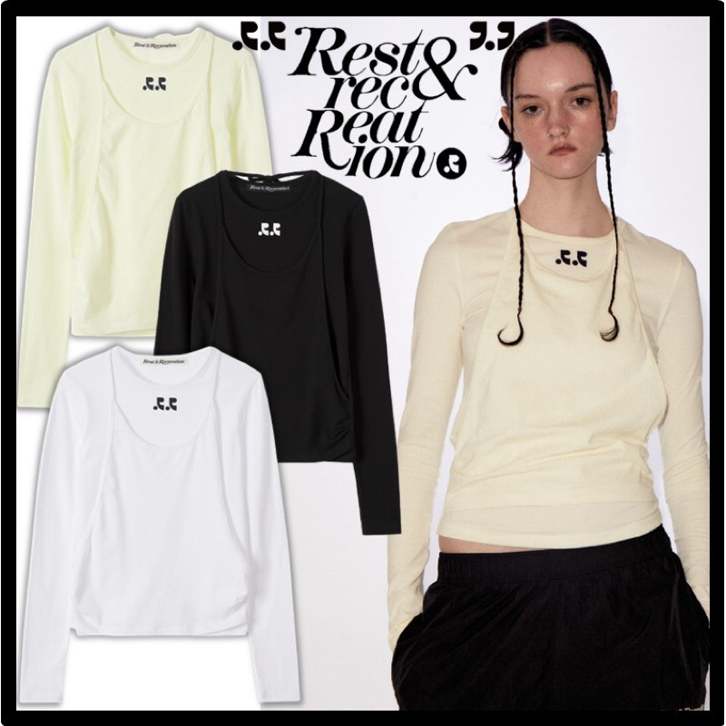pre-order ∘★Rest&Recreation★ RR 2WAY LAYER TOP★