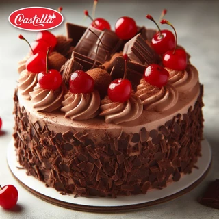 CASTELLA เชอรี่มาราชิโน่มีก้าน เชอรี่แดงเชื่อม 737g | Maraschino Cherry with Stem