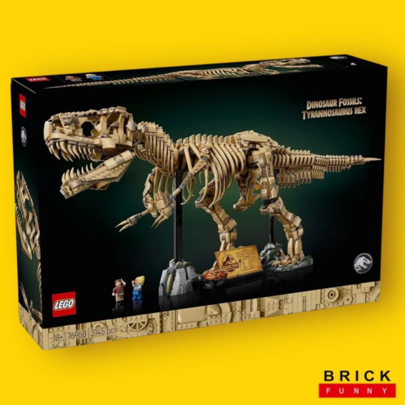 (พร้อมส่ง) LEGO JURASSIC WORLD 76968 Dinosaur Fossils: Tyrannosaurus Rex เลโก้ ของแท้ 100%