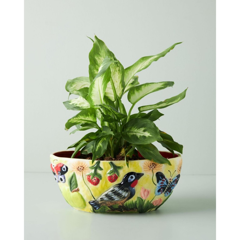 Nathalie Lete x Anthropologie Nature Nurture Vase - Yellow