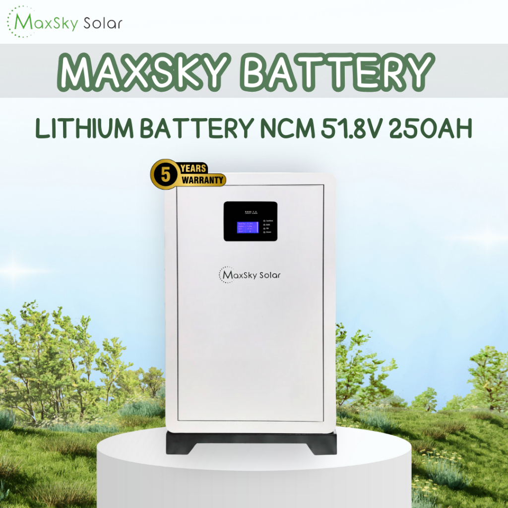 LITHIUM BATTERY NCM 51.8V 250AH 12.95KW รับประกันจาก Maxsky 5 ปี