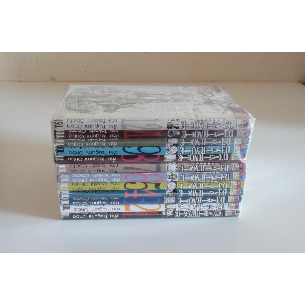 หนังสือการ์ตูน Death Note เดธโน้ต เล่ม 1-12 ครบจบ ผลงานของ Takeshi Obata ทาเกชิ โอบาตะ คนวาด Bakuman