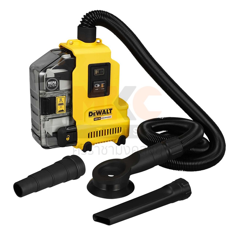 Dewalt เครื่องดูดฝุ่น ไร้สาย 18V DWH161N-XJ รูปแบบสะพายข้าง เครื่องเปล่า