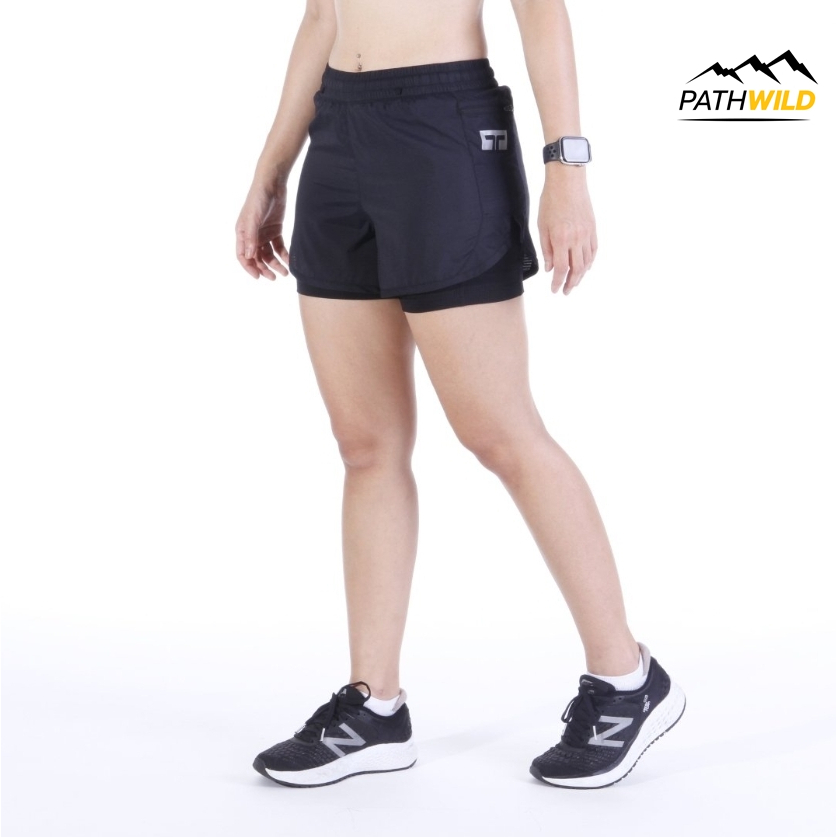Training LAB Women’s TL 3” Flow+ Shorts กางเกงสำหรับวิ่งรุ่น 3 นิ้ว โฟล พลัส ผ้าแห้งเร็วน้ำหนักเบาระ