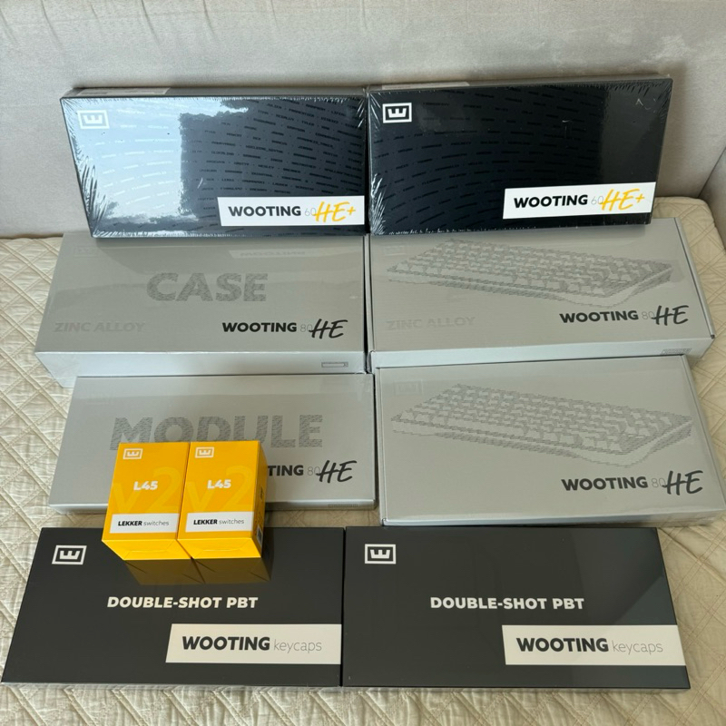 (พร้อมส่ง) Wooting 60HE+, 80HE Pcr Zinc มือหนึ่งในซีล