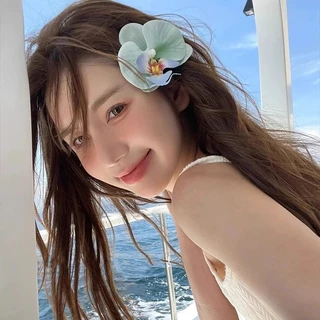 กิ๊บหนีบผม กิ๊บดอกไม้ ฟาแลนนอปซิส กิ๊บปากเป็ด หลายสี ในไทย ส่งเร็วH9338