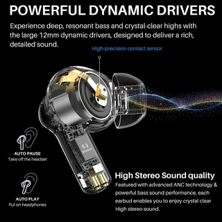 [ ประกันศูนย์ไทย 1 ปี ] Tozo Aerosound 2 หูฟังไร้สายตัดเสียงรบกวน ไมค์ชัด เบสหนักระดับพระกาฬ