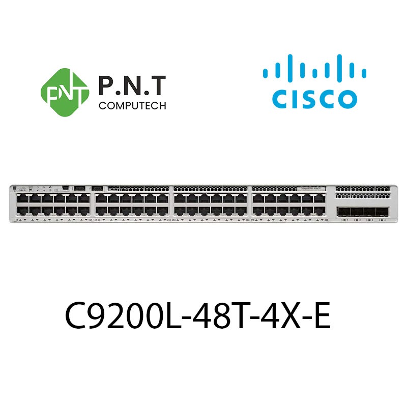 Cisco Catalyst 9200L 48-port data, 4 x 10G ,Network Essentials Switch (C9200L-48T-4X-E)