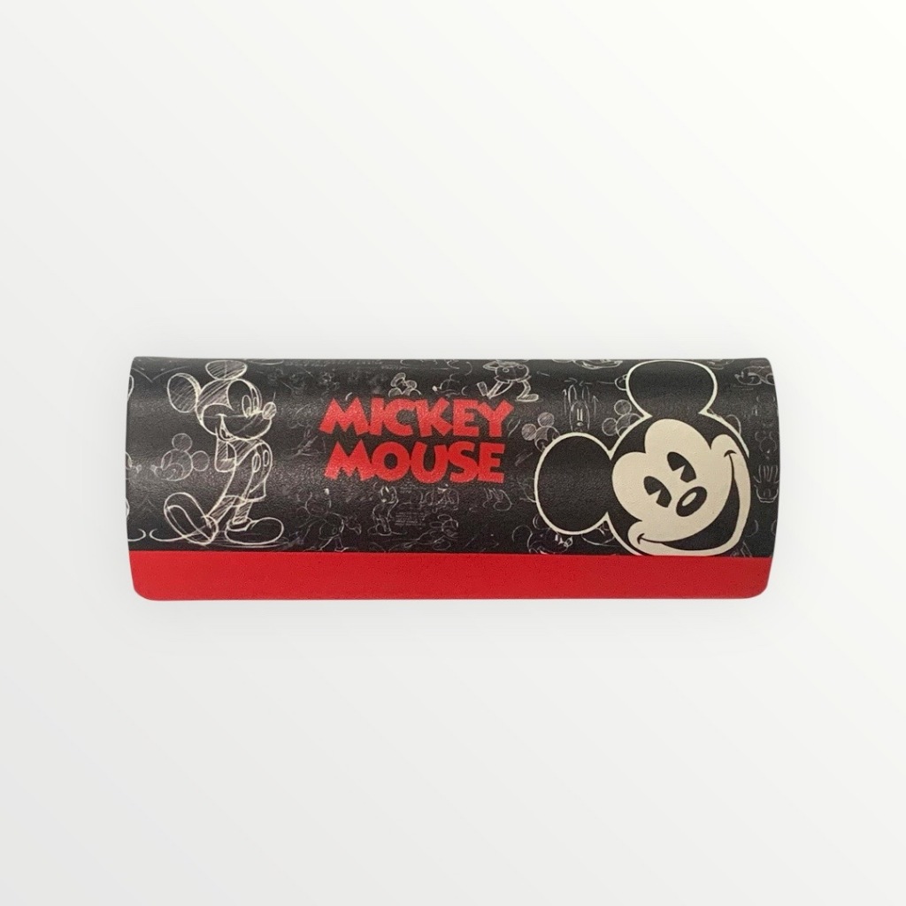 MICKEY  กล่องแว่น กล่องแว่นตา GLASSES CASE ทรงใหม่ ลาย มิกกี้ ตลับแว่น ฝาปิด (แม่เหล็ก) ขนาด 5.5 x 3.5 x 15.5 Cm