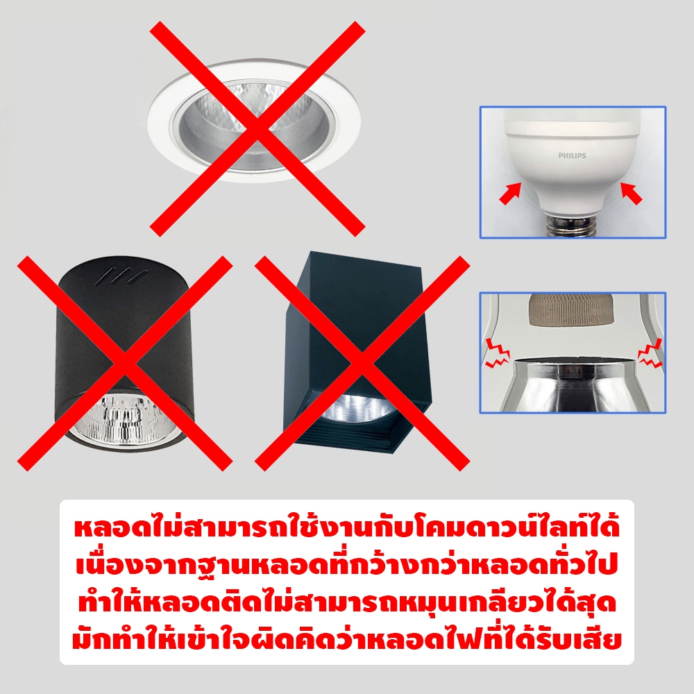 PHILIPS หลอดไฟ LED Bright 13W ฟิลิปส์ รุ่น MyCare - รูปที่ 2