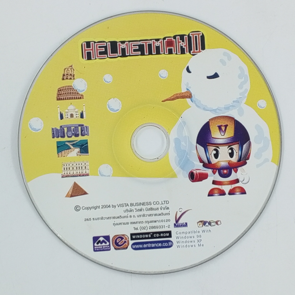 [00085] HELMETMAN II (TH)(PC)(USED) แผ่นเกม PC แท้ มือสอง !!