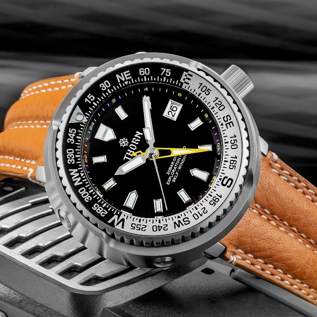 [Pre-order][ออโต้] Thorn T012 Titanium Fieldmastar 47MM BGW9 AR Curve Sapphire NH34 200M