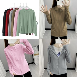 เสื้อคลุมกันแดดกันUVผู้หญิง เนื้อผ้าเกรดดีท็อป เสื้อคลุมผ้าล…