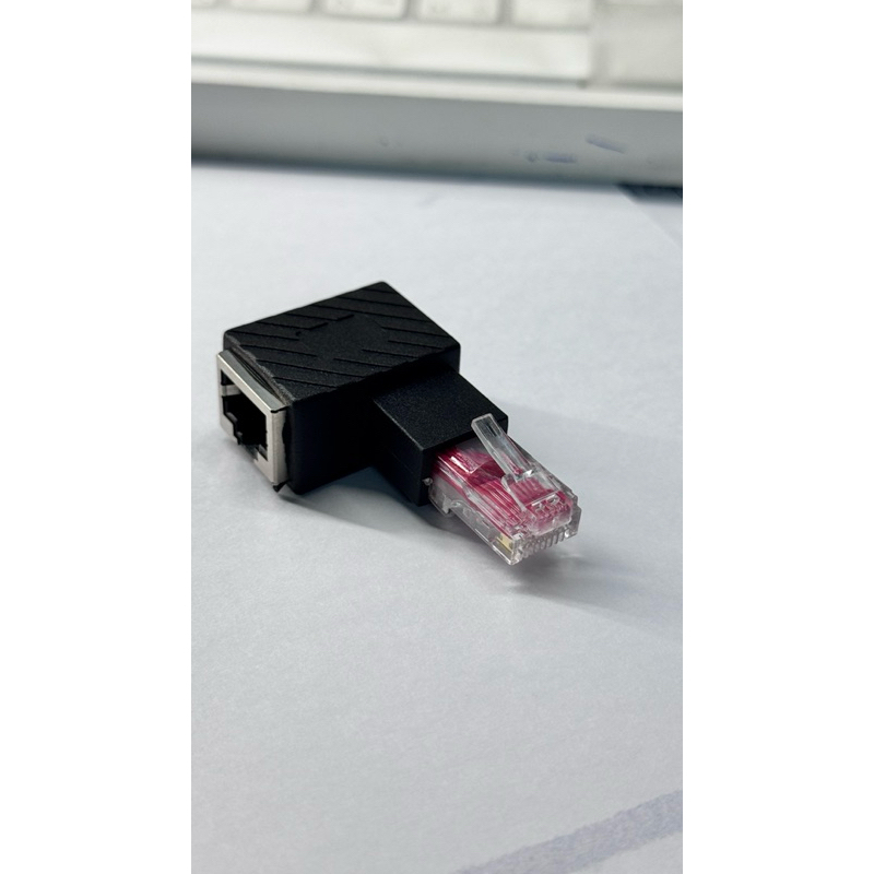 RJ45ชายหญิง90องศาสำหรับ Cat5 Cat6 LAN Ethernet สายเคเบิลเครือข่าย Extender ราคา ถูกที่สุด ดีลบีเคเค แกลเลอรีภาพที่ 9