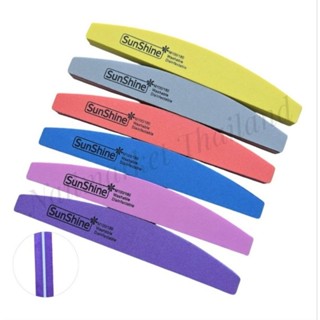 แยกขาย SUNSHINE บัฟฟองน้ำ ทรงมูน 1ชิ้น มี 2ด้าน บัฟใช้ขัดหน้…