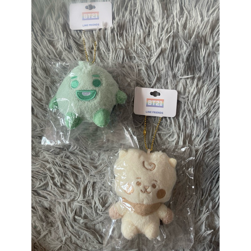 พวงกุญแจตุ๊กตา Bt21 มือหนึ่ง