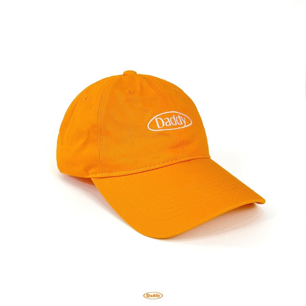 DADDY | Daddy Cap! Orange หมวกแก๊ปสีส้ม ปักลายDaddy